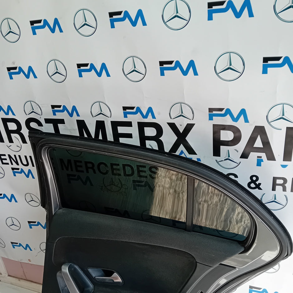 MERCEDES  A-CLASS W177 DRIVER SIDE REAR DOOR N/S/R COMPLETE GREY FMD115