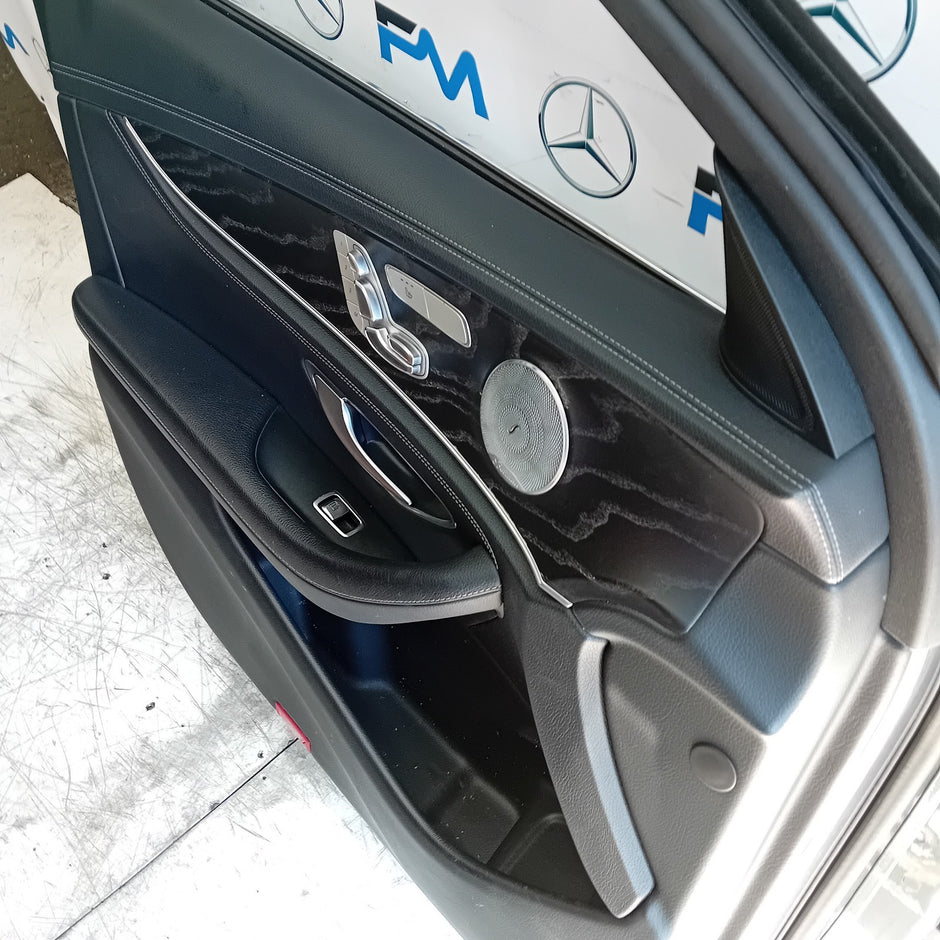MERCEDES E-CLASS W213 PASSENGER FRONT DOOR NSF 2016 ON GREY COMPLETE  FMD515