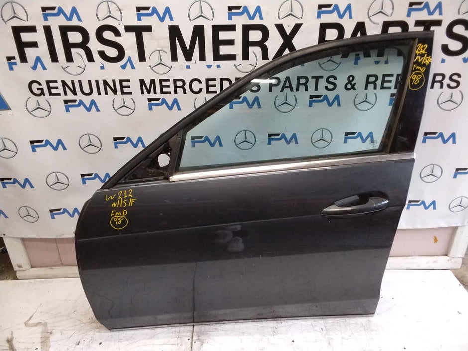 MERCEDES BENZ  E-CLASS W212 PASSENGER SIDE FRONT DOOR N/S/F COMPLETE GREY FMD98