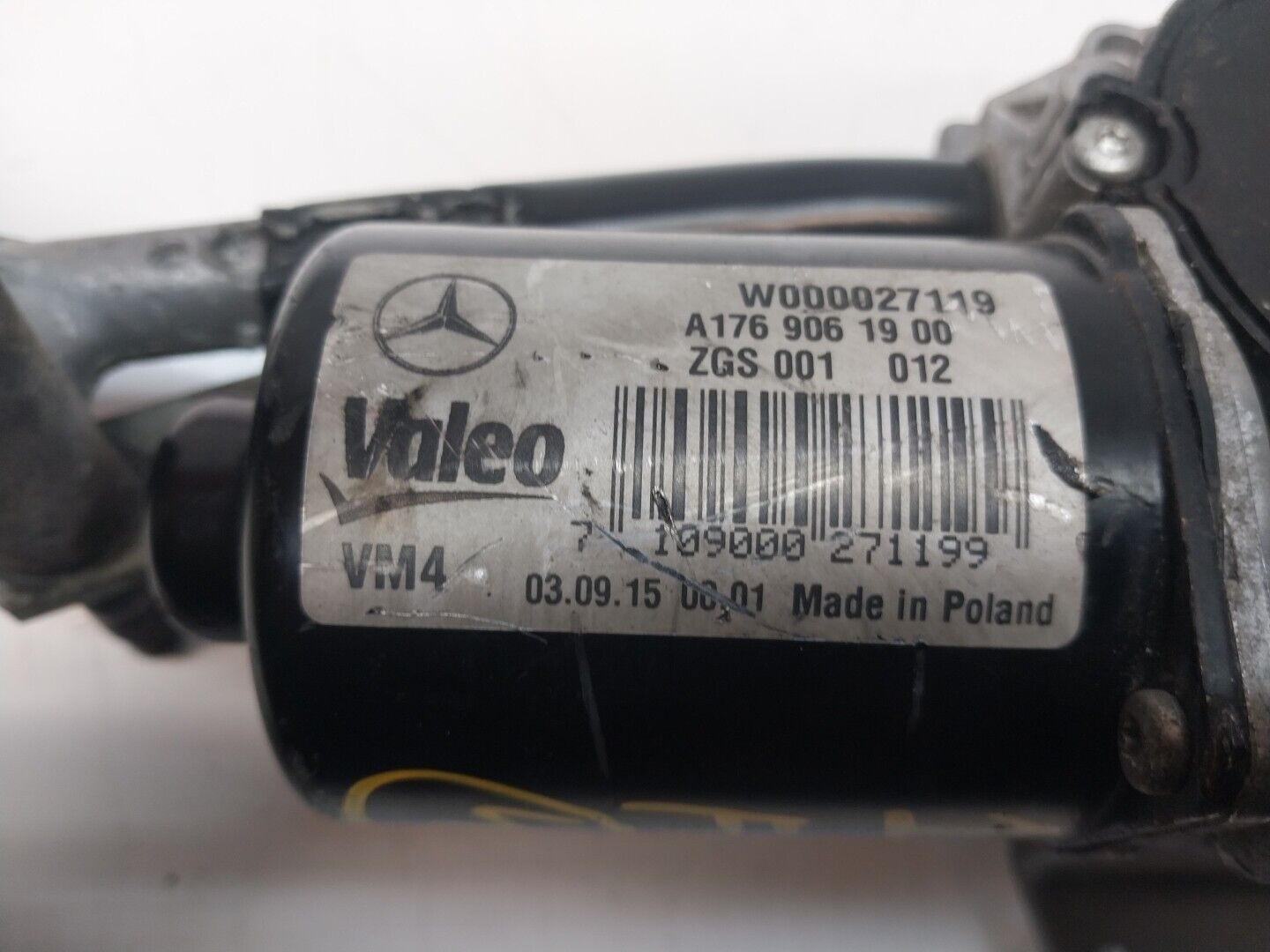 MERCEDES-BENZ A CLA GLA 2015-2018 Wiper Motor Front & Linkage A1769061900FM00223