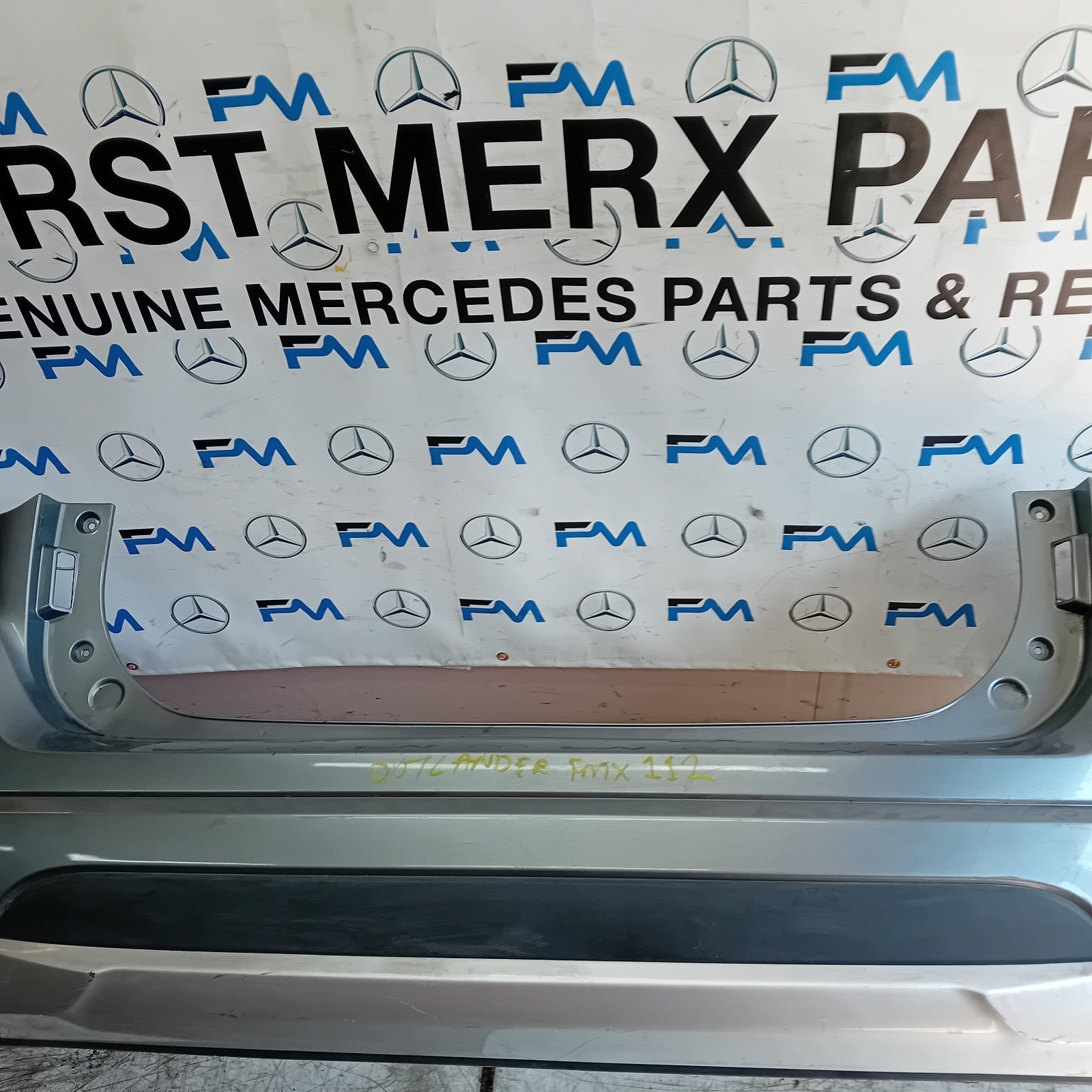 MITSUBISHI OUTLANDER MK3 REAR BUMPER GREY 2013 COMPLETE FMX112