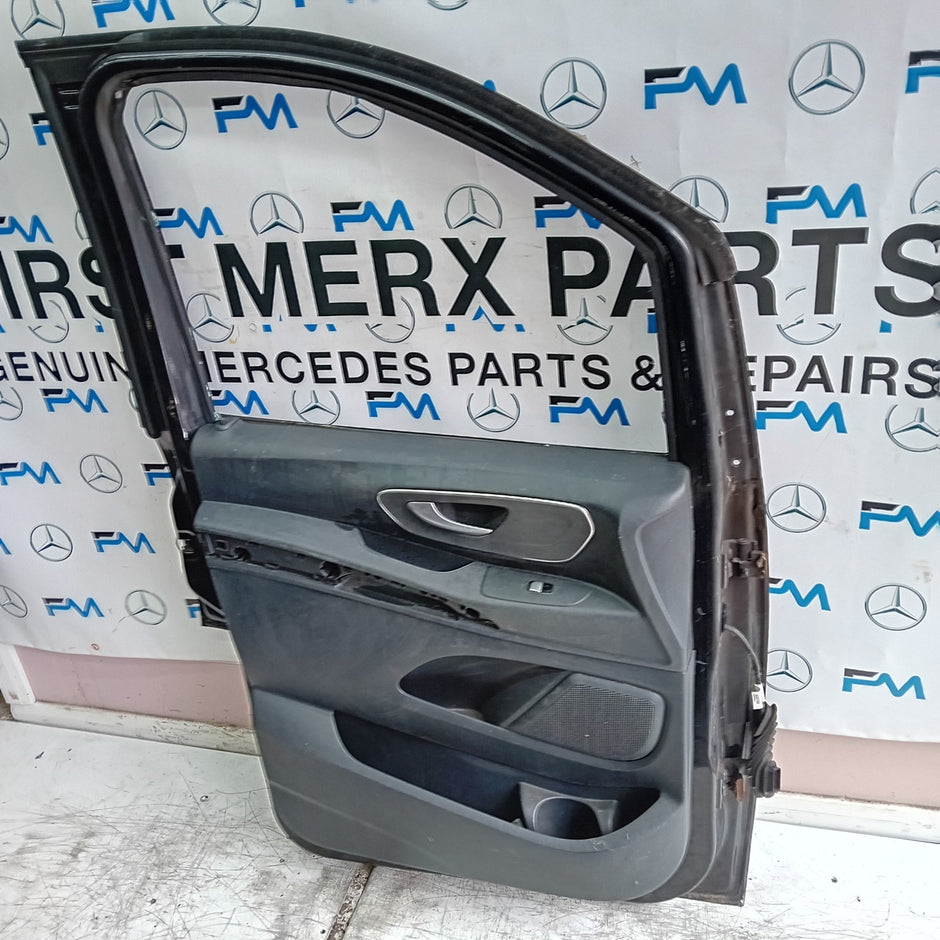 MERCEDES VITO W447 PASSENGER FRONT DOOR NSF BLACK 2014 ON COMPLETE FMD386