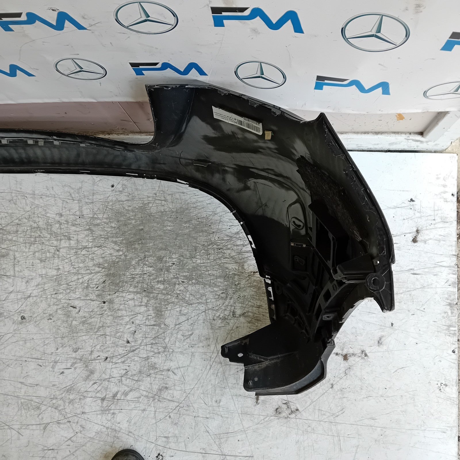 MERCEDES BENZ GLA X156 AMG REAR BUMPER BLACK 2014-19 A1568852425 FMX116