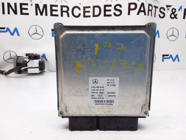 MERCEDES A-CLASS W177 ENGINE  CONTROL MODULE A6519009502 FM00342