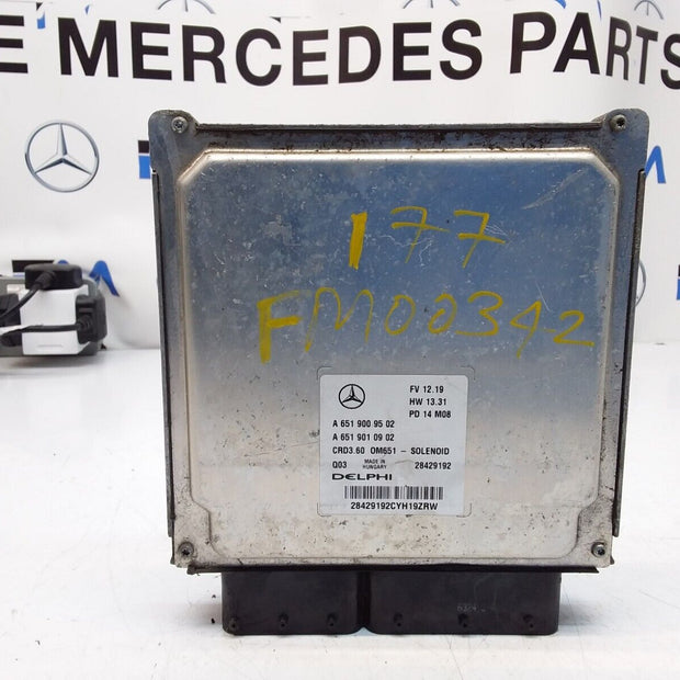 MERCEDES A-CLASS W177 ENGINE  CONTROL MODULE A6519009502 FM00342