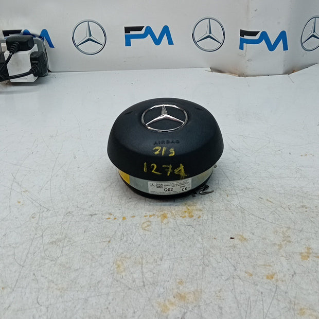 MERCEDES  E-CLASS W213 STEERING WHEEL AIRBAG DRIVER OS RIGHT Q02 FM001274