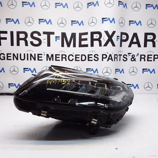 2018 MERCEDES C-CLASS W205 N/S PASSENGER HEADLIGHT A2059065906 FMH51 LED HIGH