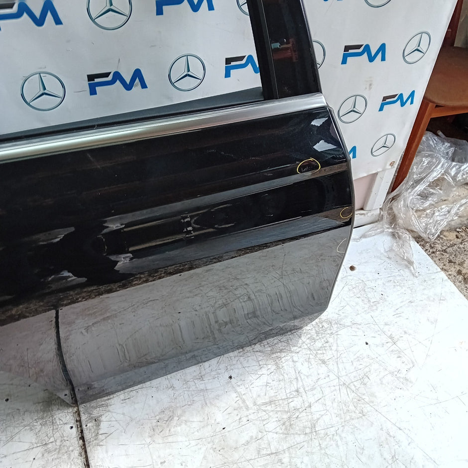 MERCEDES E-CLASS S213 ESTATE DRIVER REAR DOOR OSR BLACK 2016 ON COMPLETE FMD217