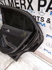 MERCEDES BENZ GLA X156 DRIVER REAR DOOR OSR BLACK 2014-16 COMPLETE FMD332