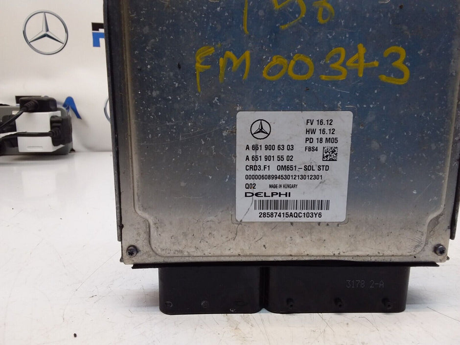 MERCEDES  GLA   ENGINE  CONTROL MODULE A6519006303 FM00343