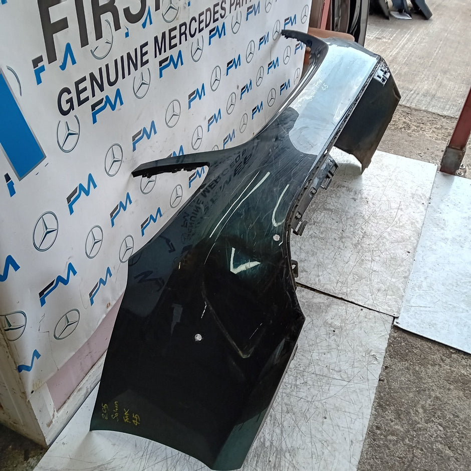 MERCEDES C-CLASS W205 SLN REAR BUMPER 2014 BLACK A2058555738 FMX45