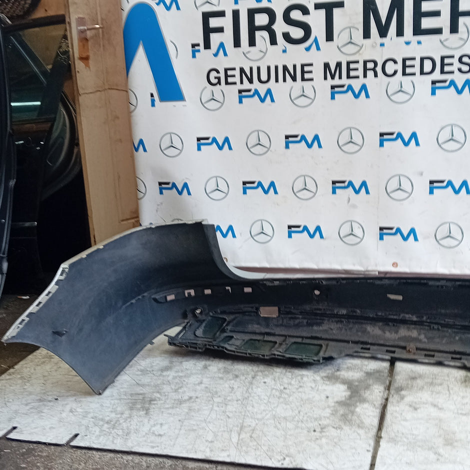 MERCEDES BENZ  GLE W166 SALOON REAR BUMPER SILVER 2016 A1668853024 FMX84