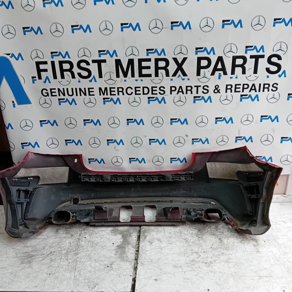 MERCEDES BENZ A-CLASS W176 REAR BUMPER 2012-18 A1768852625 RED FMX30
