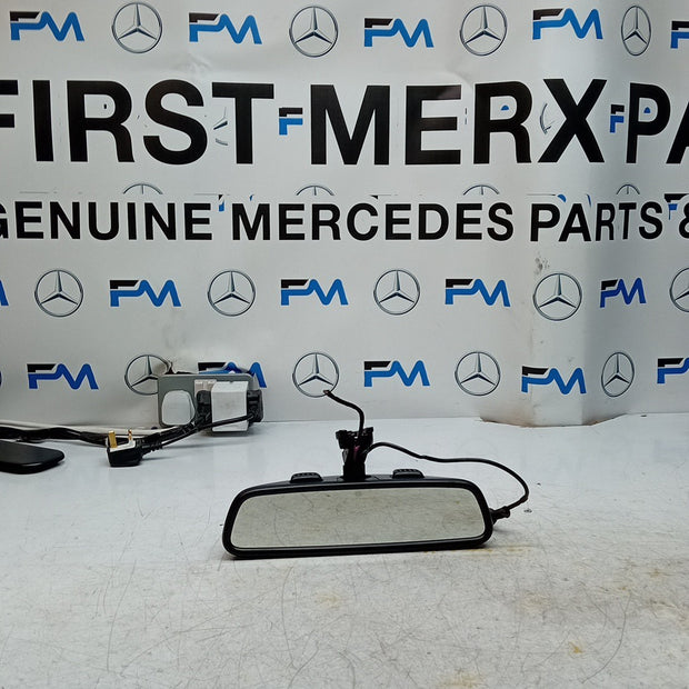 MERCEDES BENZ GLC X253 INTERIOR REAR VIEW MIRROR BLACK 2016 ON FM001515