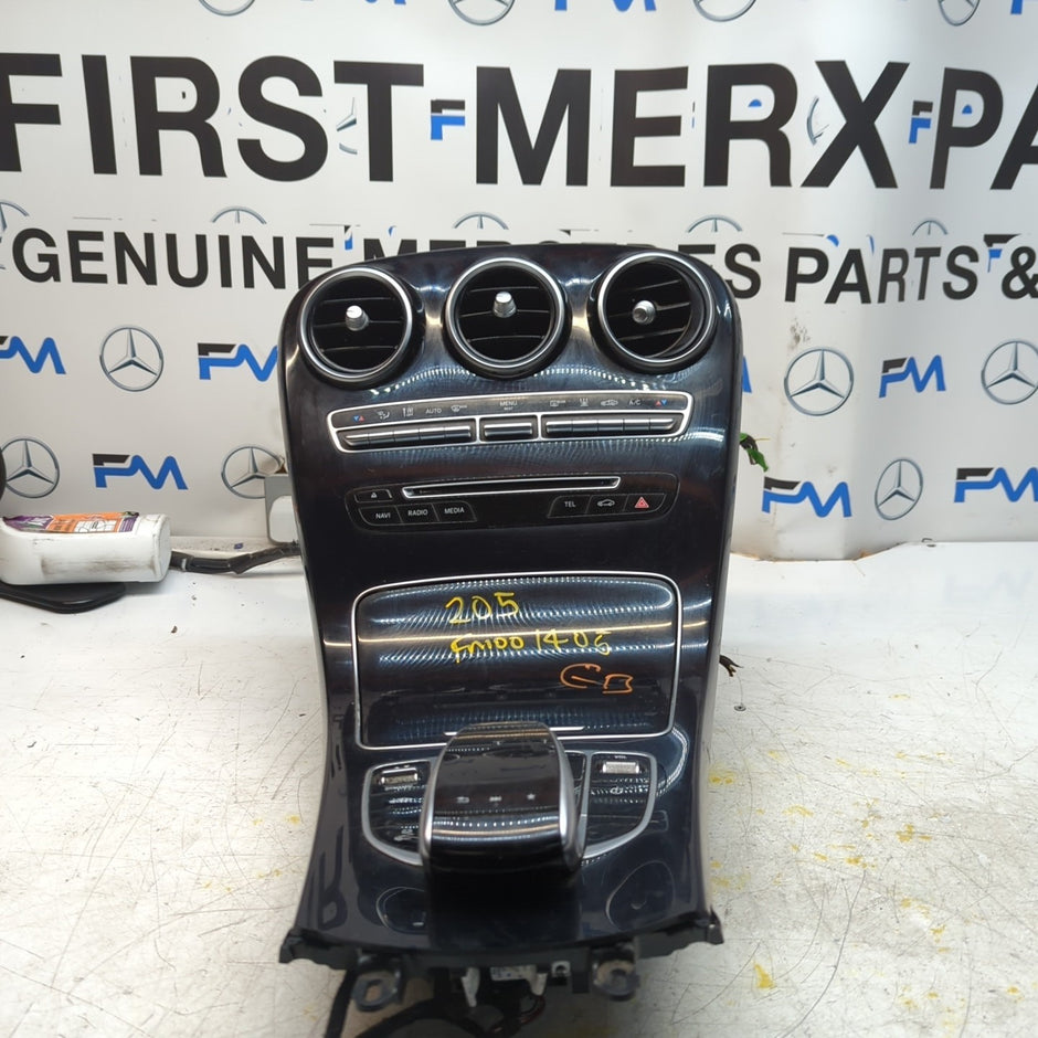  MERCEDES E-CLASS W205 CENTRE CONSOLE + 3 AIR VENT A2054402324 FM001405