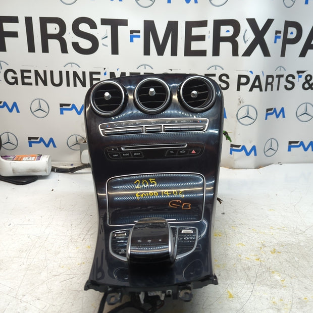  MERCEDES E-CLASS W205 CENTRE CONSOLE + 3 AIR VENT A2054402324 FM001405