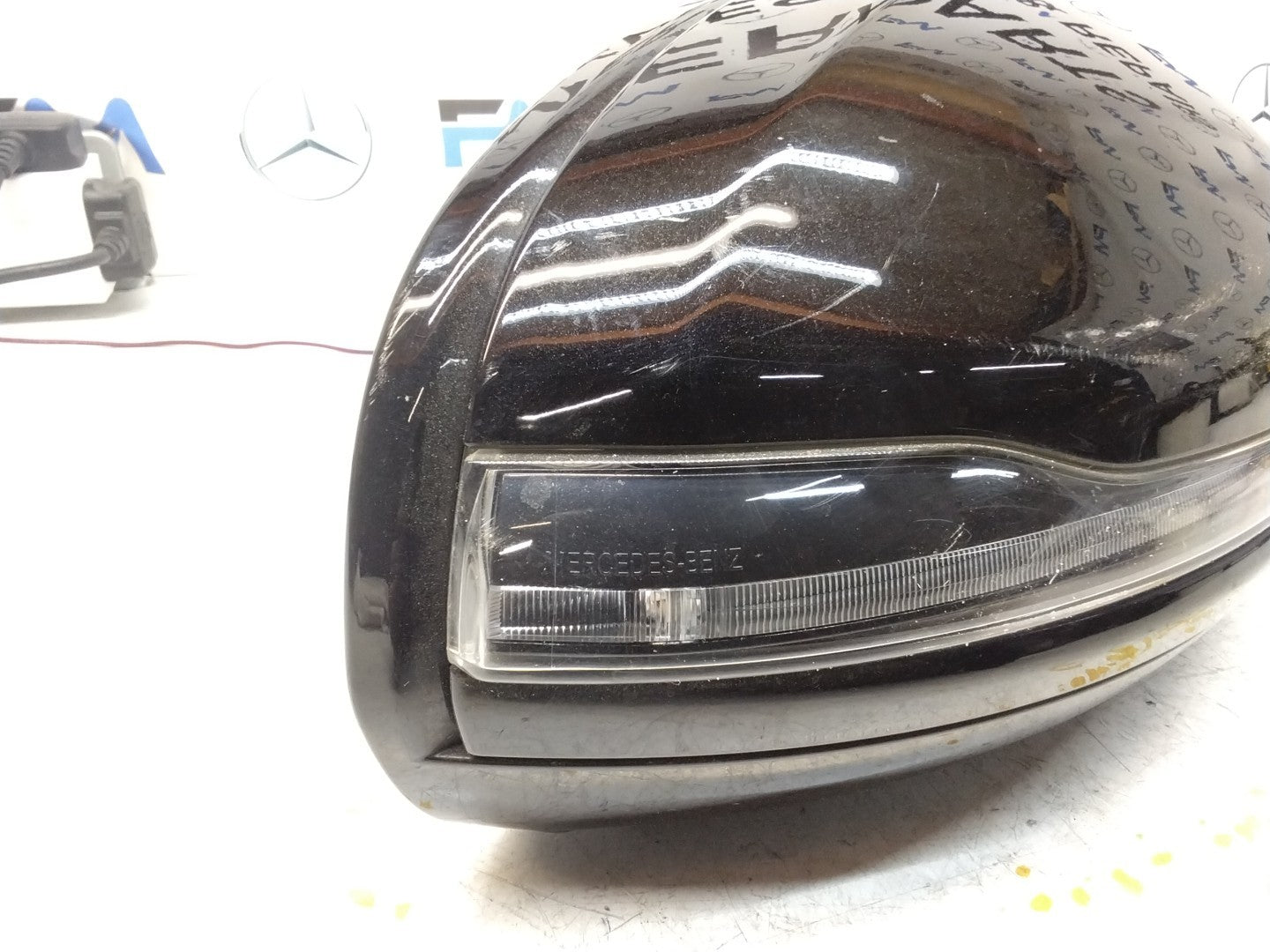 MERCEDES E-CLASS 2016 On W213 DRIVER SIDE WING MIRROR A2138102800 BLACK FMM14
