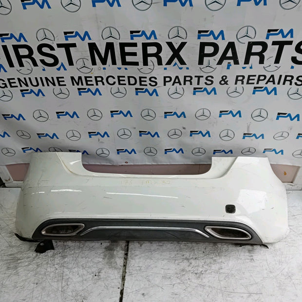 MERCEDES BENZ A-CLASS W176 REAR BUMPER 2012-18 A1768853000 WHITE FMX32