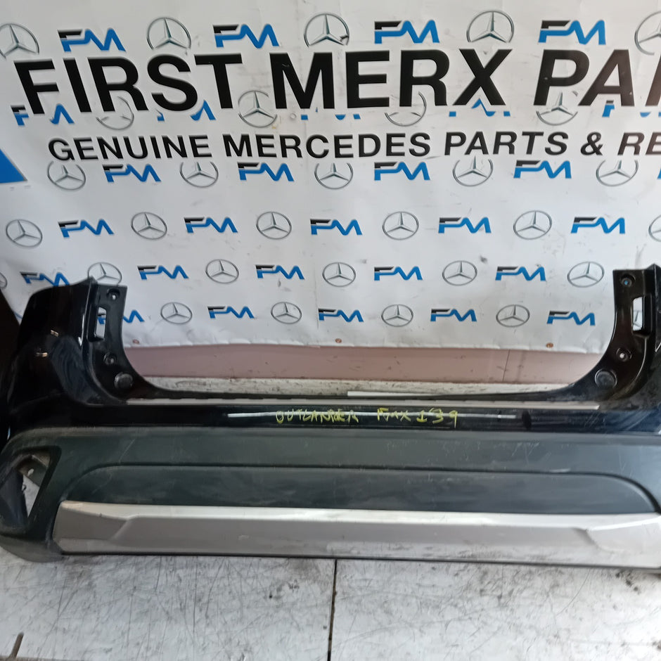 MITSUBISHI OUTLANDER MK3 REAR BUMPER BLACK 2013 COMPLETE FMX139