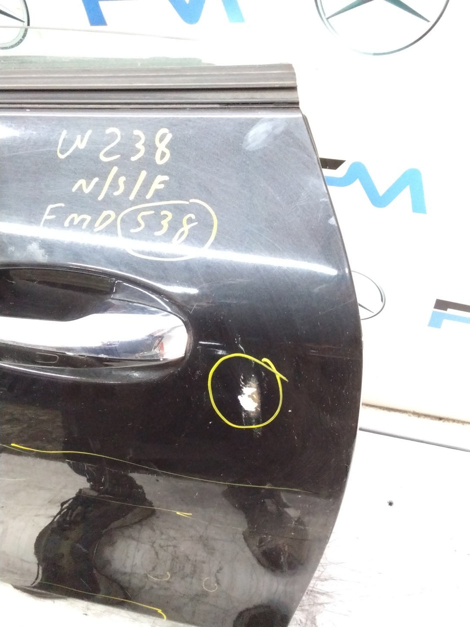 MERCEDES E-CLASS W238  PASSENGER FRONT DOOR NSF BLACK 2017 ONWARDS COMPLT FMD538