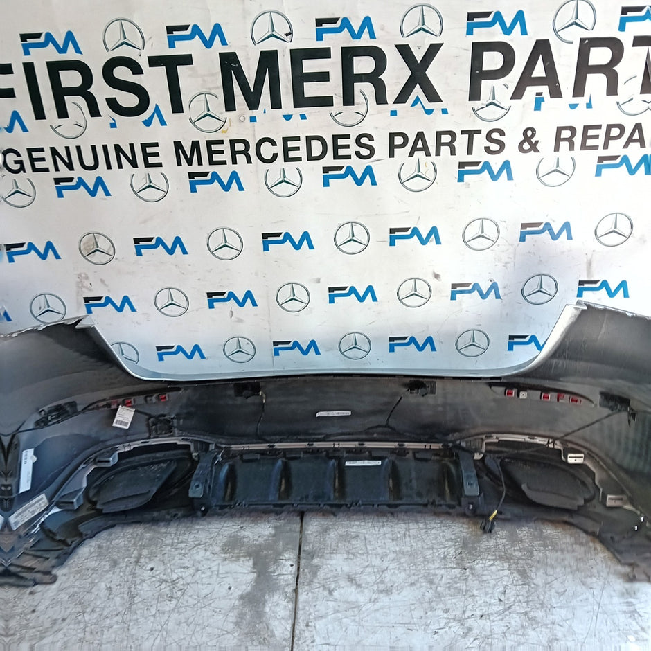 MERCEDES BENZ A-CLASS W177 REAR BUMPER A1778804801 2018 GREY COMPLETE FMX158