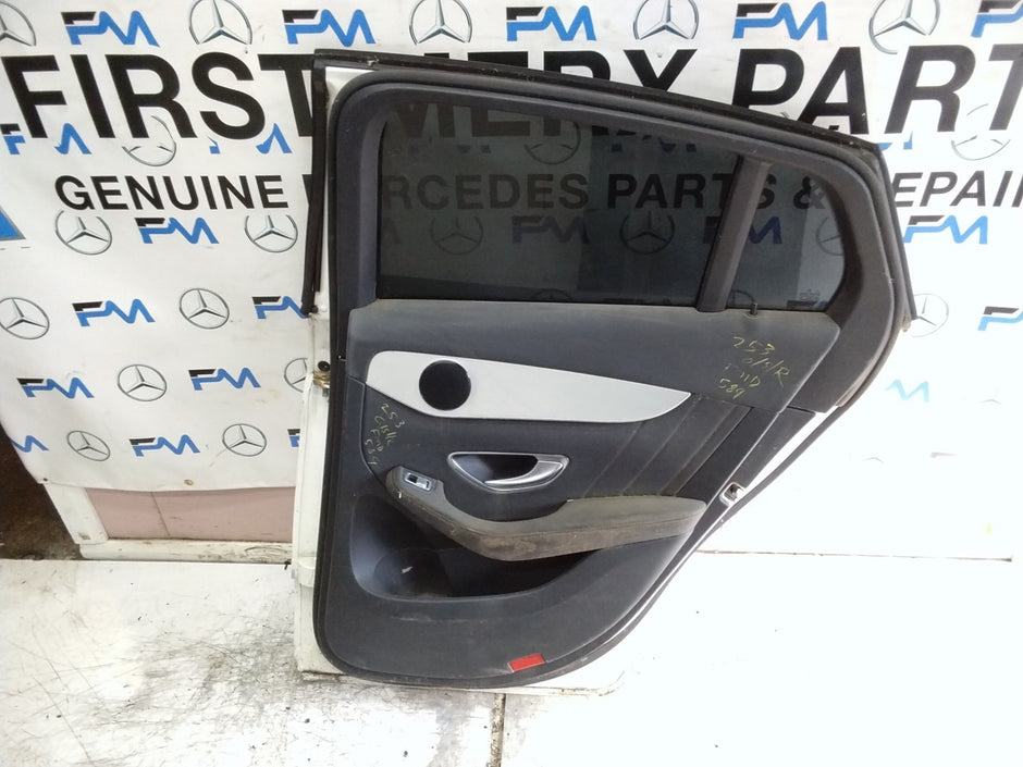 MERCEDES GLC X253  DRIVER REAR DOOR OSR WHITE 2016-22 FMD589
