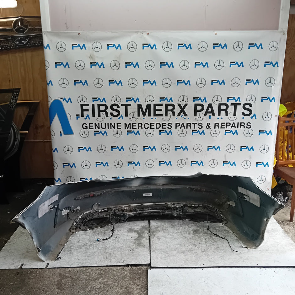 MERCEDES BENZ GLC W253 REAR BUMPER 2015 GREY COMPLETE A2538850200 FMX65
