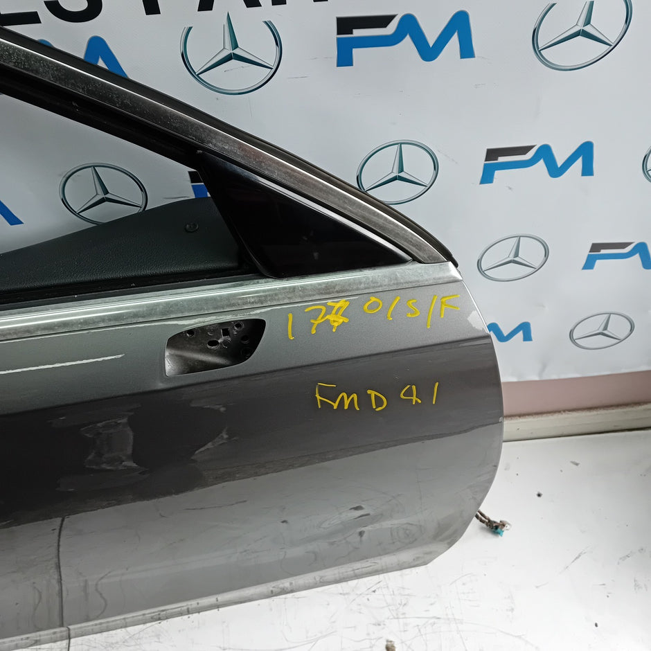 MERCEDES BENZ A-CLASS W177 DRIVER SIDE FRONT DOOR O/S/F COMPLETE GREY FMD41