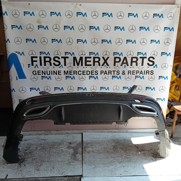 MERCEDES E-CLASS W213 SALOON REAR BUMPER 2016 A2138850001 BLACK COMPLETE FMX100