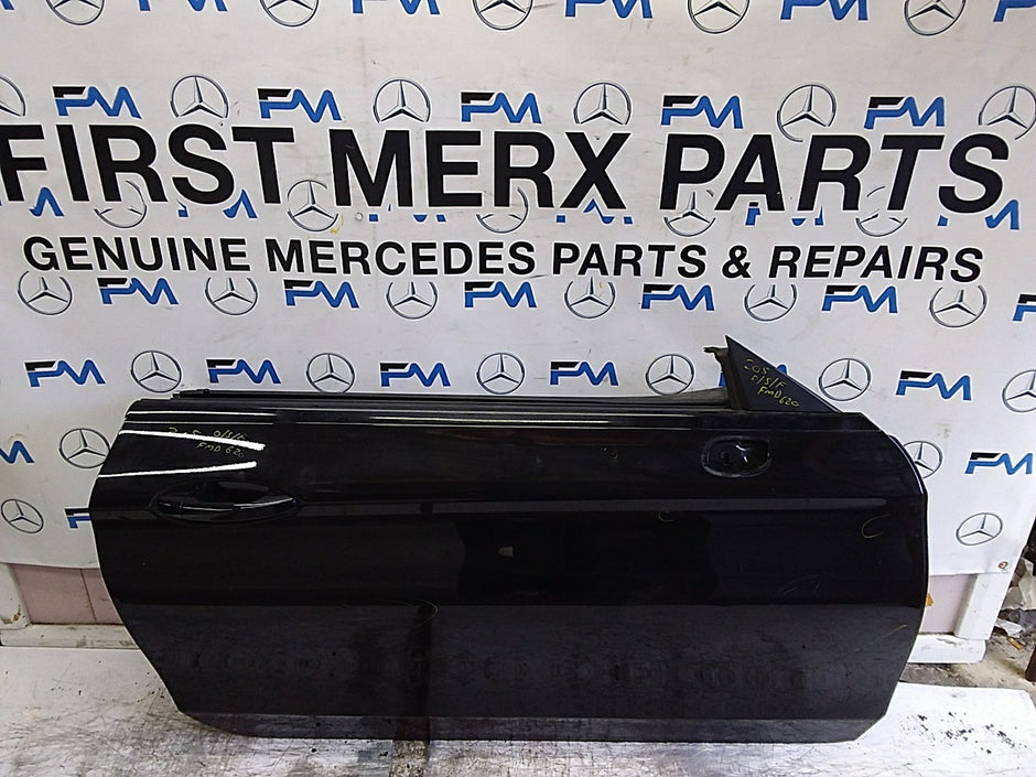 MERCEDES C-CLASS C205  DRIVER FRONT DOOR OSF BLACK 2015 ONWARDS COMPLETE FMD620