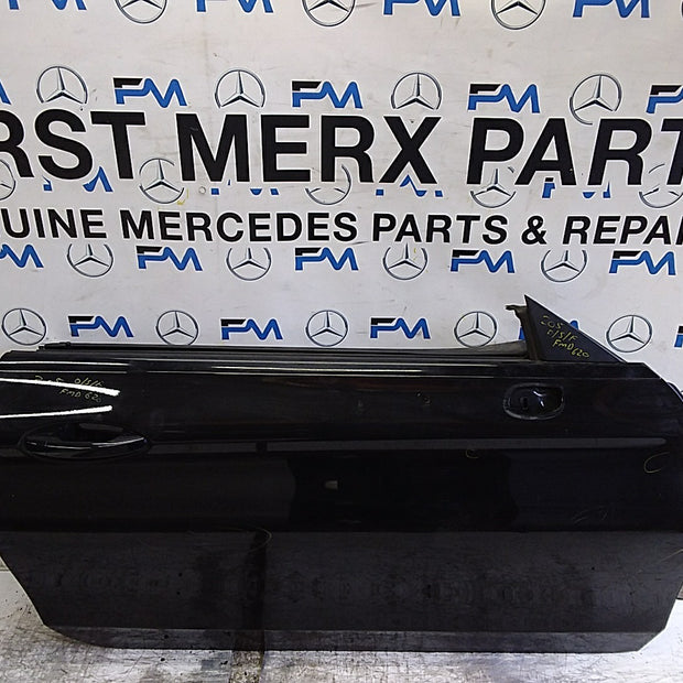 MERCEDES C-CLASS C205  DRIVER FRONT DOOR OSF BLACK 2015 ONWARDS COMPLETE FMD620