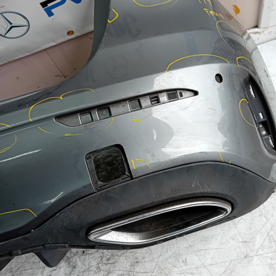 MERCEDES BENZ  A-CLASS W177 REAR BUMPER A1778804801 2018 GREY FMX8