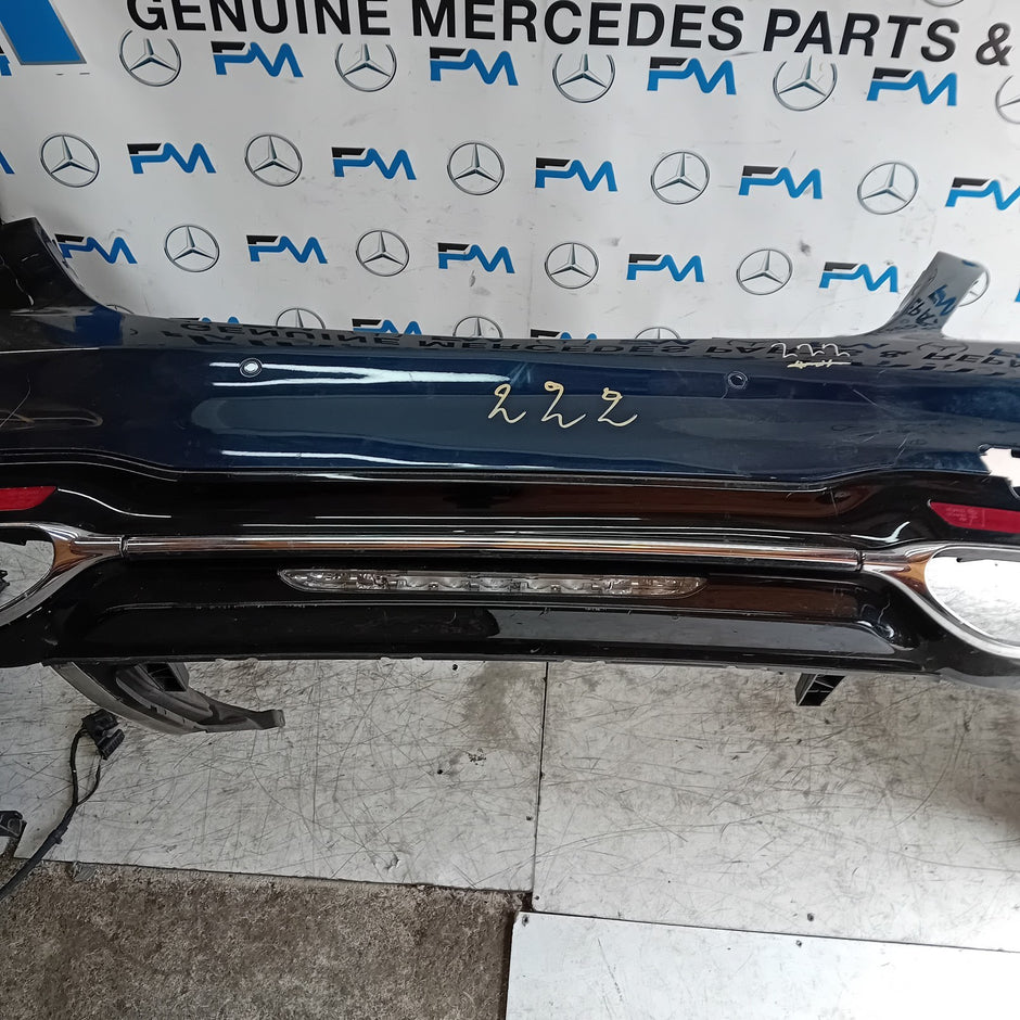 MERCEDES BENZ S-CLASS W222 SALOON REAR BUMPER BLUE 2014 ON A2228802601 FMX135
