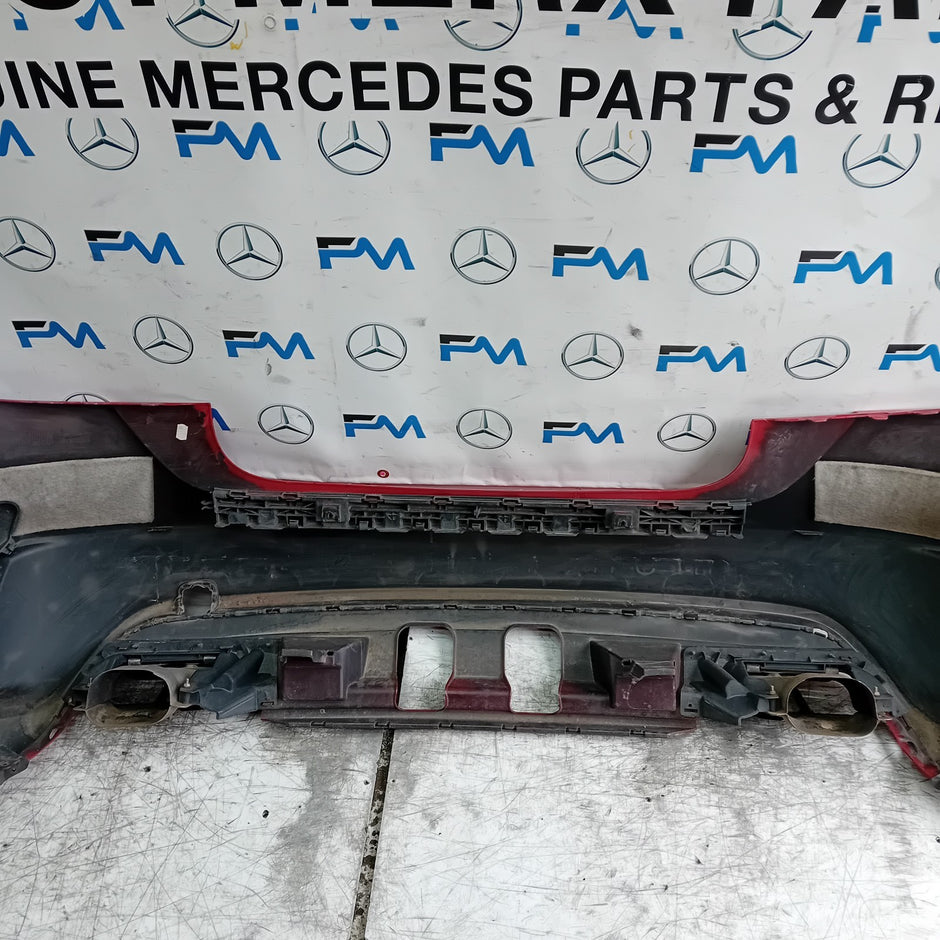 MERCEDES BENZ A-CLASS W176 REAR BUMPER 2012-18 A1768852625 RED FMX30