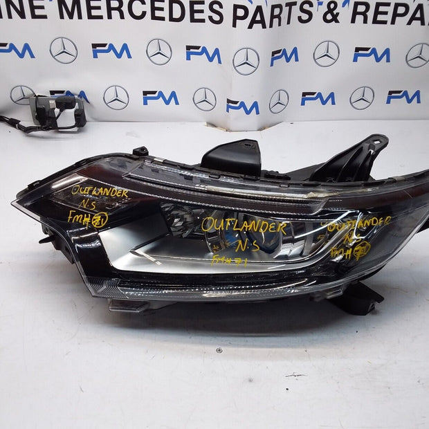 MITSUBISHI OUTLANDER MK3 2016 HEADLIGHT PASSENGER SIDE LEFT L0094I OBL8 FMH71