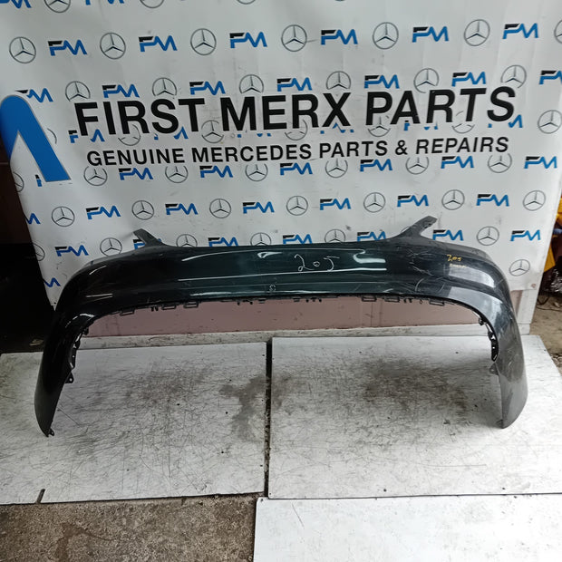 MERCEDES C-CLASS W205 SLN REAR BUMPER 2014 BLACK  A2058850138 COMPLETE FMX43