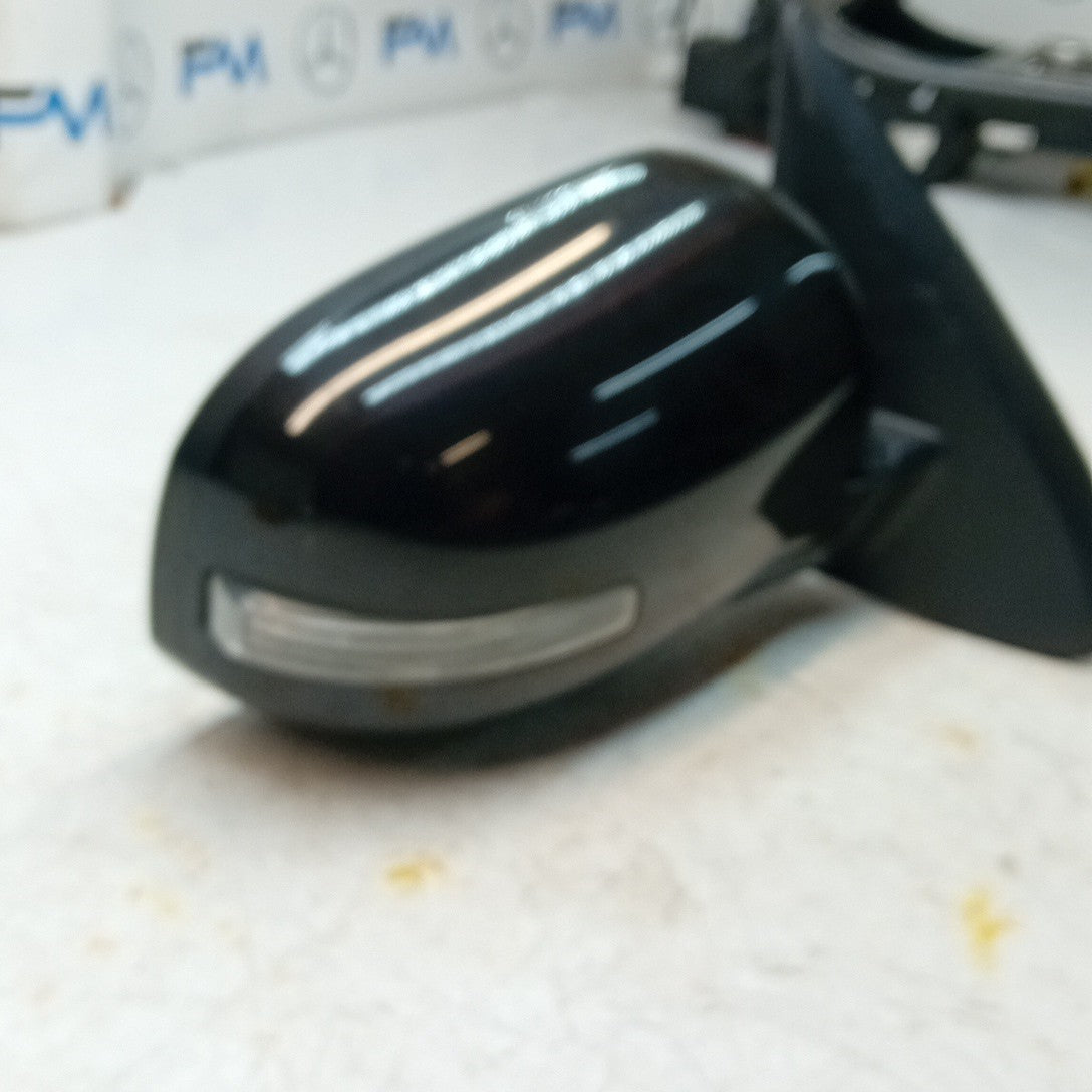 MITSUBISHI OUTLANDER MK3 DRIVER SIDE WING MIRROR OSF BLACK 2013 FMM62