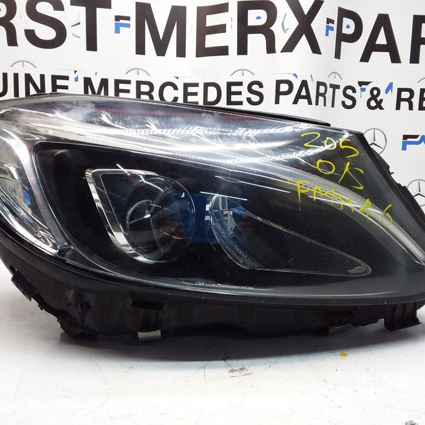 2016 MERCEDES C-CLASS W205 O/S Driver Side Front Headlight FMH46