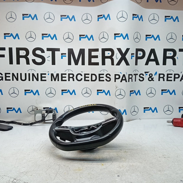 MERCEDES W205 C-CLASS MULTIFUNCTION STEERING WHEEL PFL 2014 A0004606700 FM001402