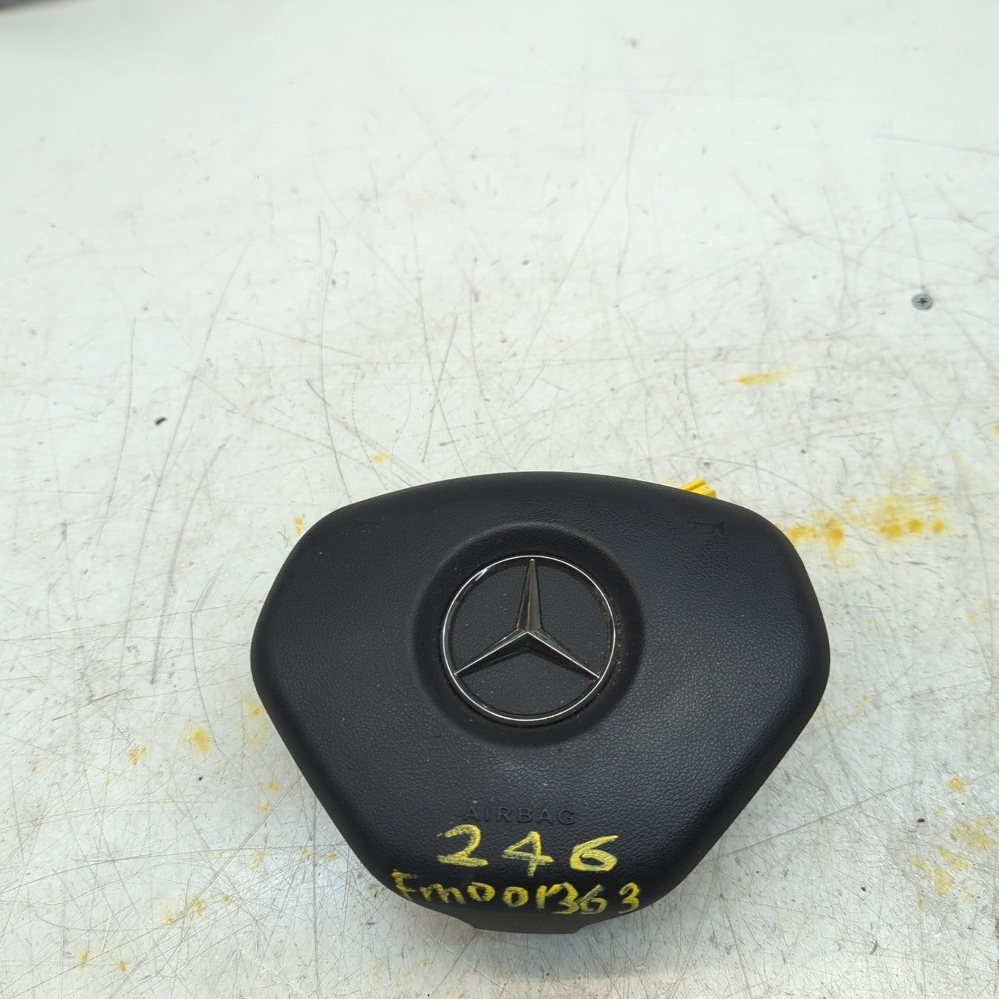 MERCEDES B-CLASS W246 STEERING WHEEL AIRBAG DRIVER OS RIGHT Q02 FM001363