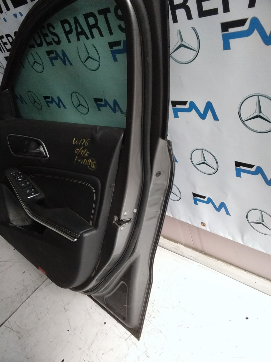 MERCEDES BENZ  A-CLASS W176 DRIVER SIDE FRONT DOOR O/S/F COMPLETE GREY FMD56