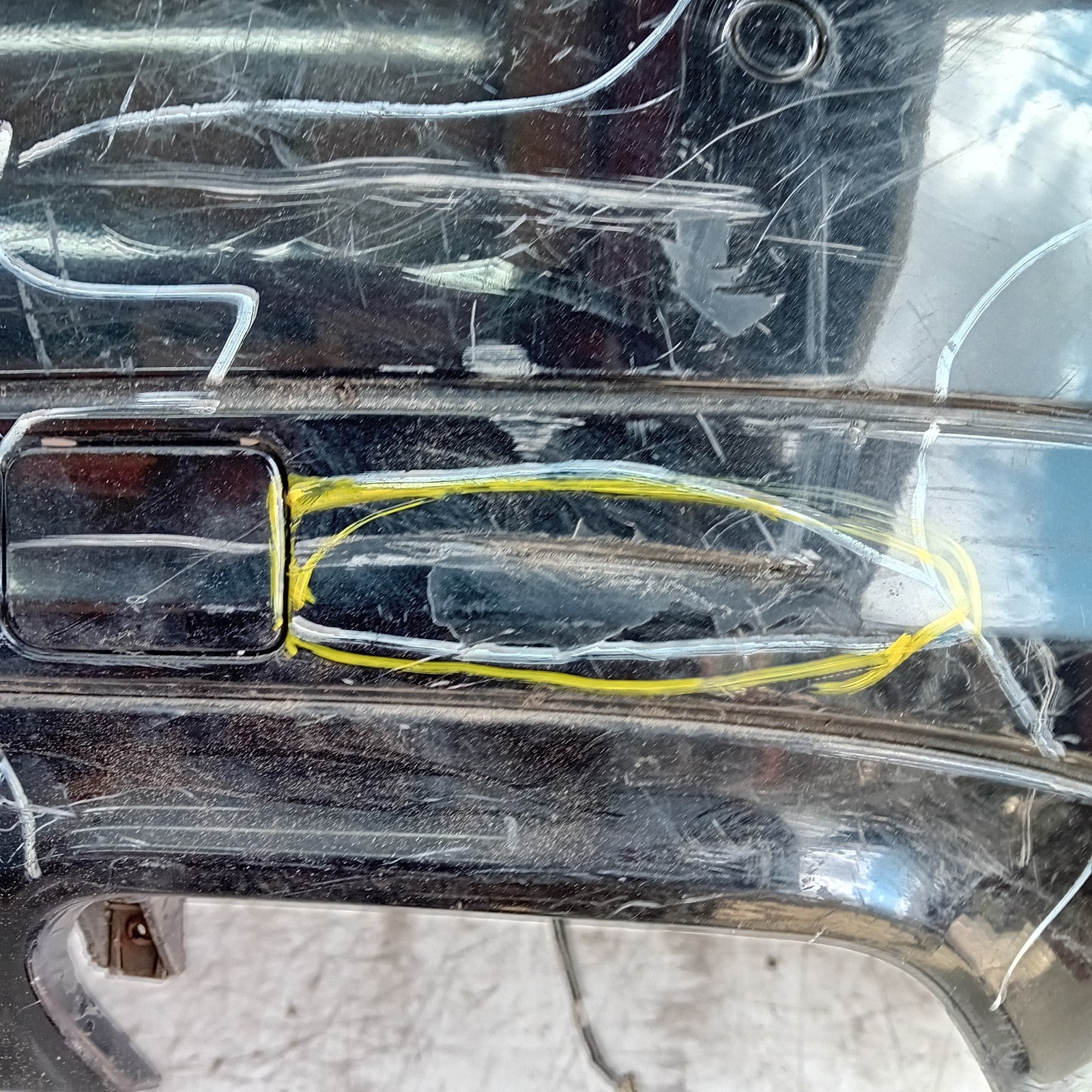 MERCEDES E-CLASS W212 ESTATE REAR BUMPER BLACK 2014 A2128851625 FMX90