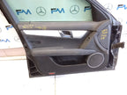 MERCEDES BENZ C-CLASS W204 PASSENGER SIDE FRONT DOOR N/S/F COMPLETE BLACK FMD68