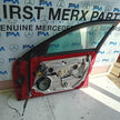 MERCEDES-BENZ C-CLASS W204 DRIVER SIDE FRONT DOOR O/S/F COMPLETE RED FMD50
