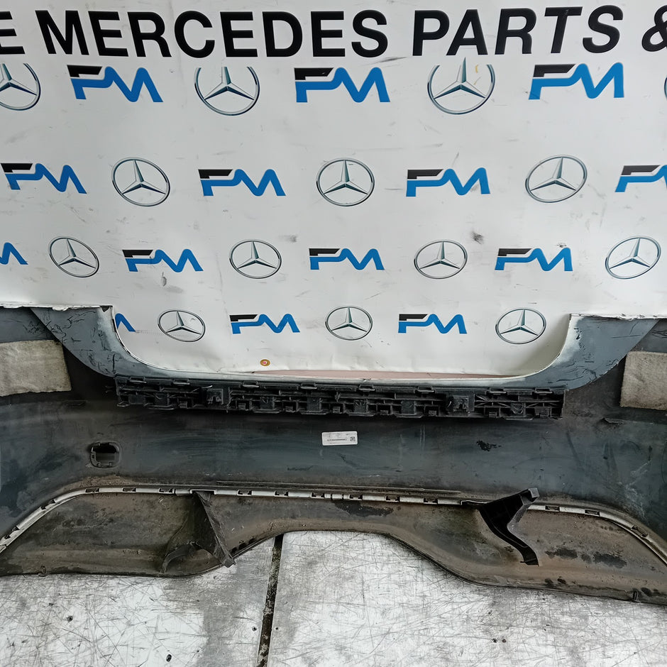 MERCEDES BENZ  A-CLASS W176 REAR BUMPER 2012-18 A1768850125 WHITE COMPLETE FMX25