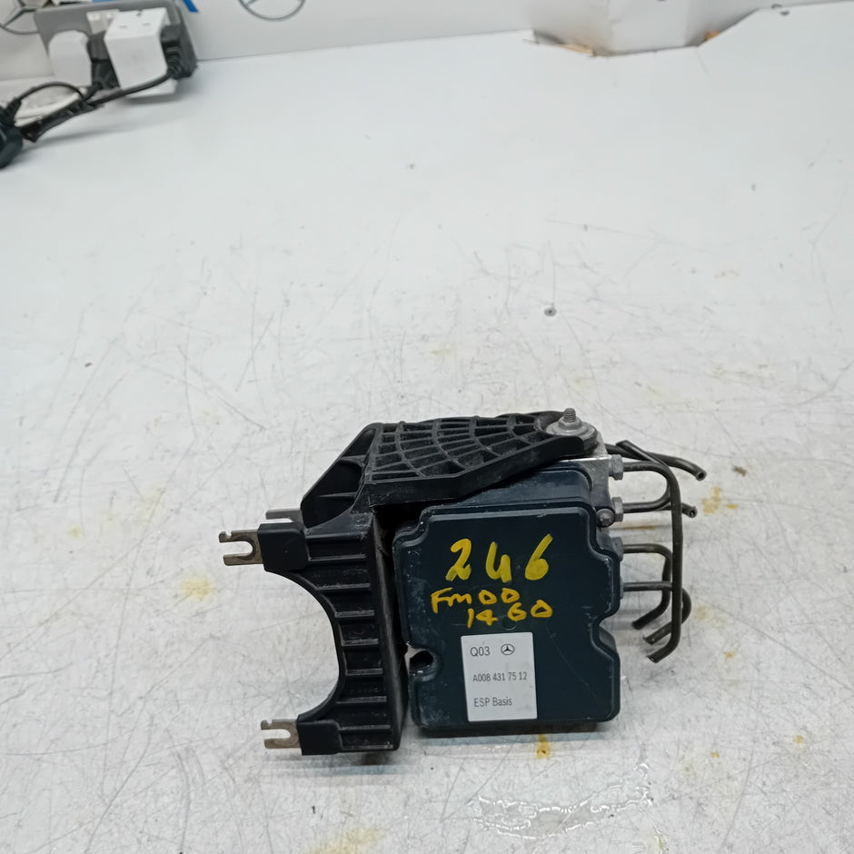 MERCEDES BENZ B-CLASS W246 ABS PUMP CONTROL MODULE UNIT A0084317512 FM001460