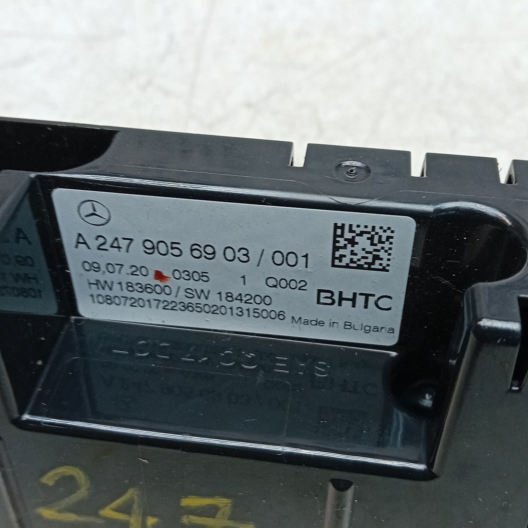 MERCEDES A B CLASS W177 W247 HEATER CLIMATE CONTROL PANEL A2479056903 FM001341