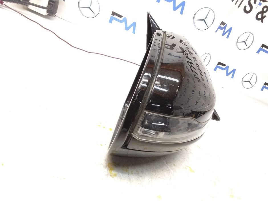 MERCEDES E-CLASS 2016 On W213 DRIVER SIDE WING MIRROR A2138102800 BLACK FMM14