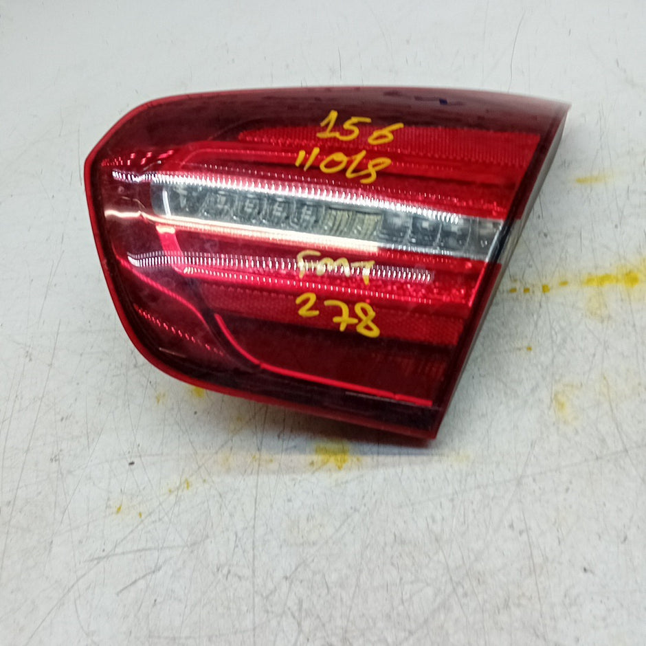 MERCEDES GLA X156 DRIVER RIGHT OS REAR INNER TAIL LIGHT A1569069000 2019 FMT278
