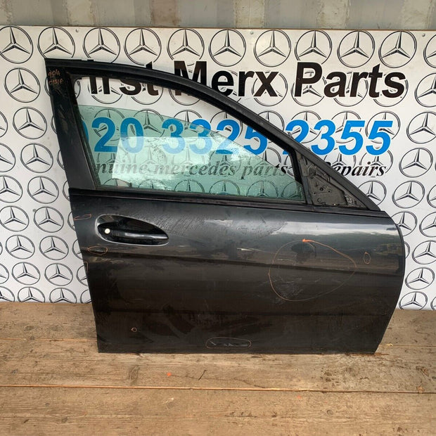 MERCEDES BENZ C CLASS W204 OFF SIDE FRONT DOOR 2008-2014 COMPLETE 
